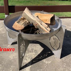 braser en bois