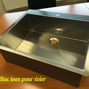 bac pour évier inox